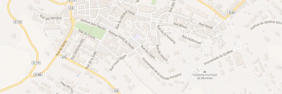 Plan du 2 Rue Tranquille à Montréal
