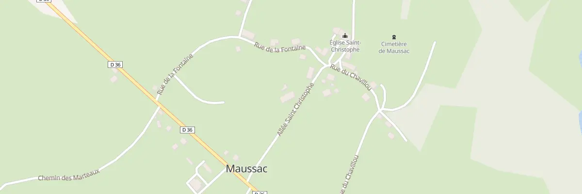 Plan du 3 All St Christophe à Maussac