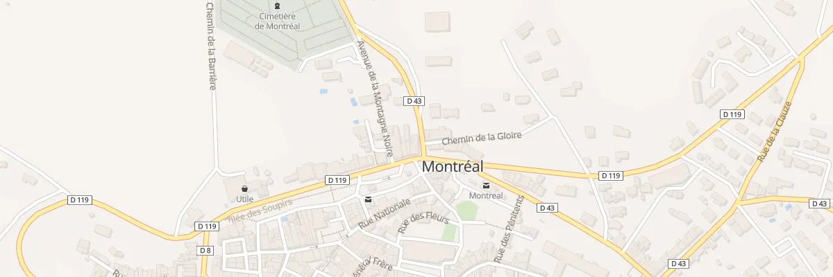 Plan du 1B Rte de Bram à Montréal