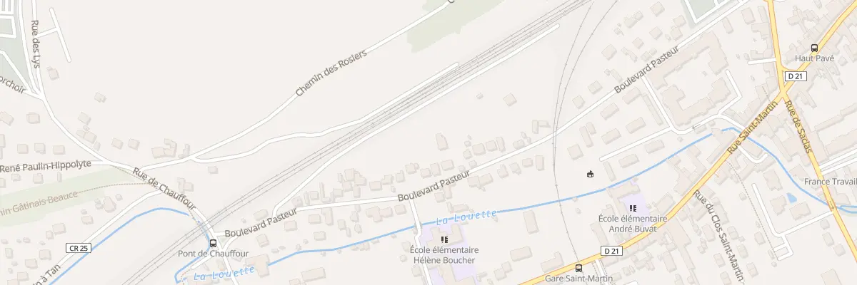 Plan du 38 Bd Pasteur à Étampes