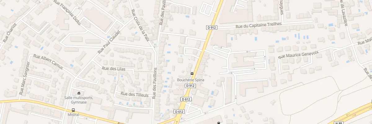 Plan du 206 Av Gambetta à Albi