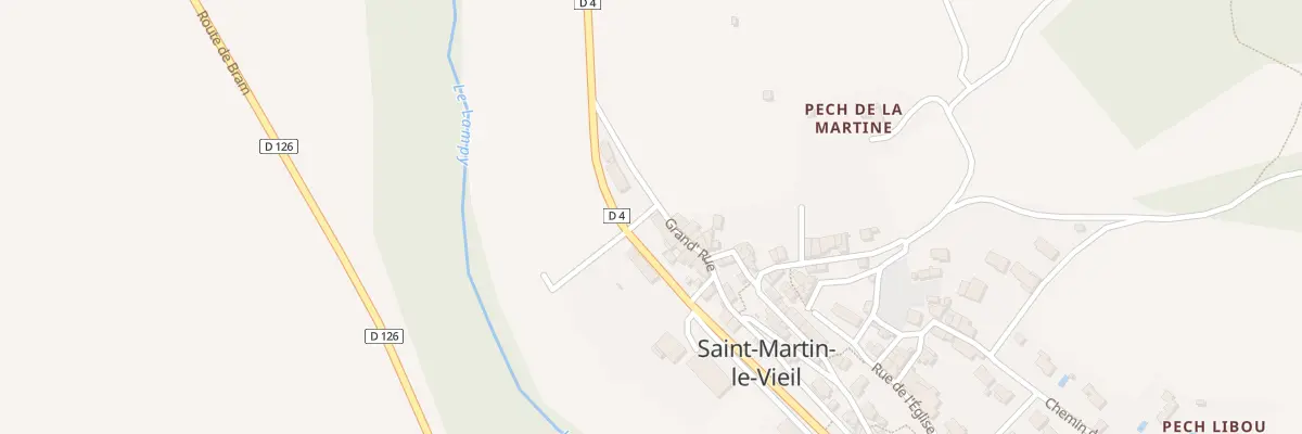 Plan du 6 Rue Grand’Rue à Saint-Martin-le-Vieil