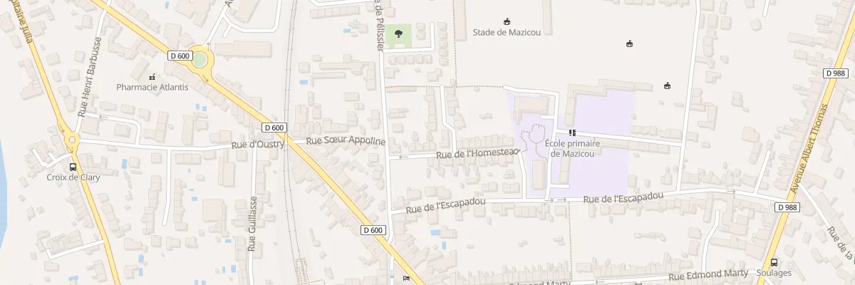 Plan du 7 Rue Homestead à Albi