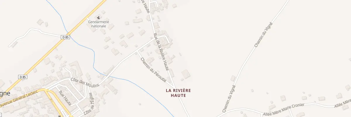 Plan du 69 Rue de la Rivière Haute à Dourgne