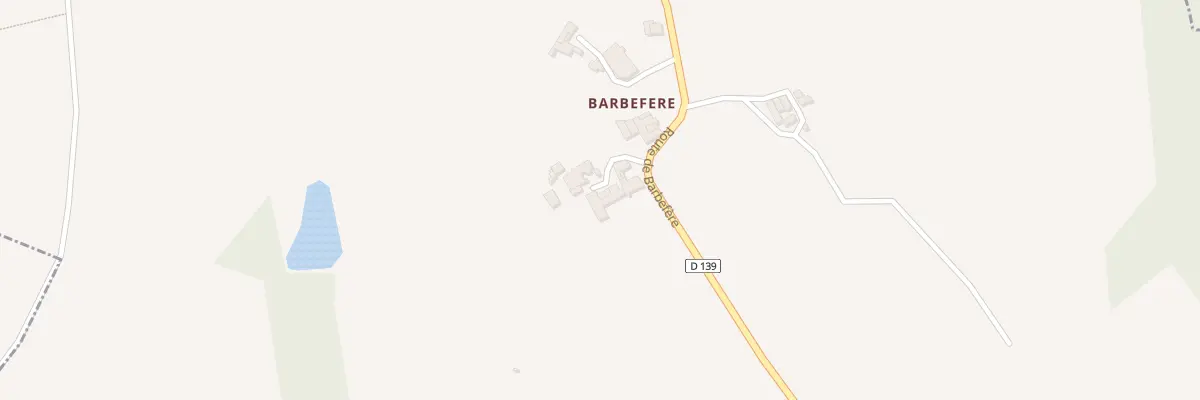 Plan du 990 Rte de Barbefère à Trévien