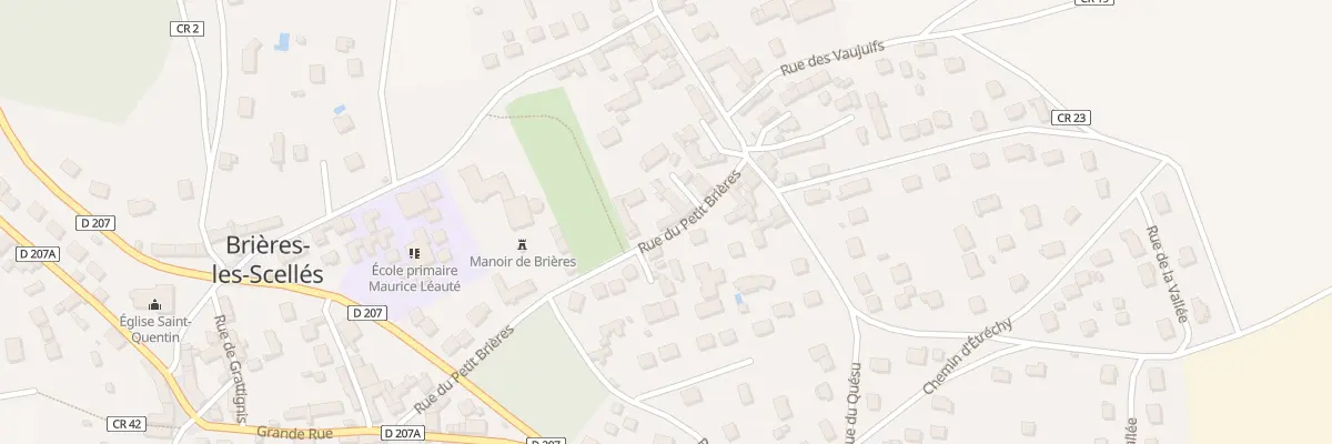 Plan du 99 Rue du Pt Brieres à Brières-les-Scellés