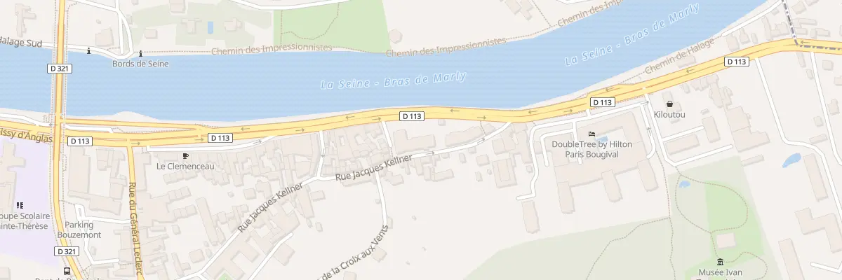 Plan du 55 Rue Jacques Kellner à Bougival