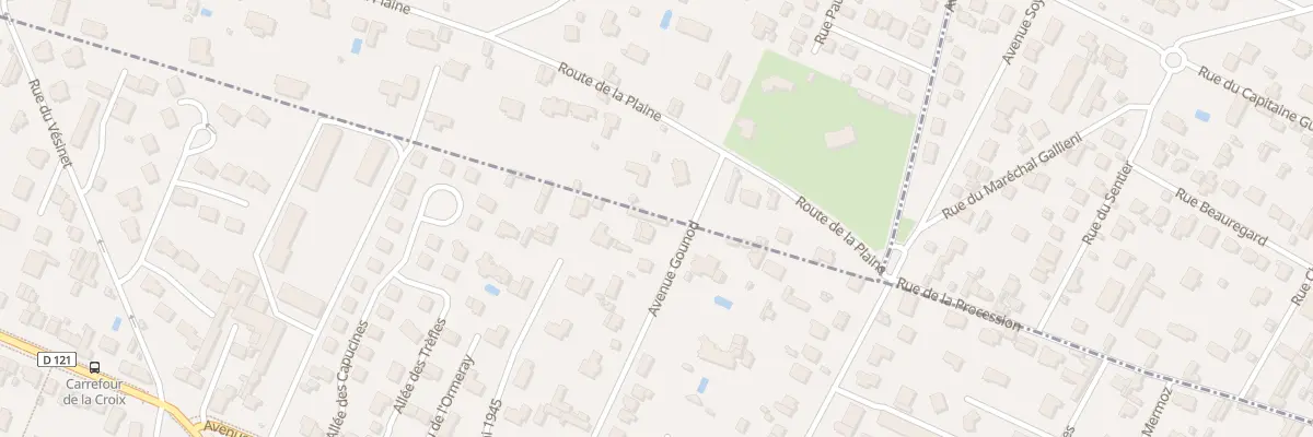 Plan du 2 Av Gounod à Croissy-sur-Seine