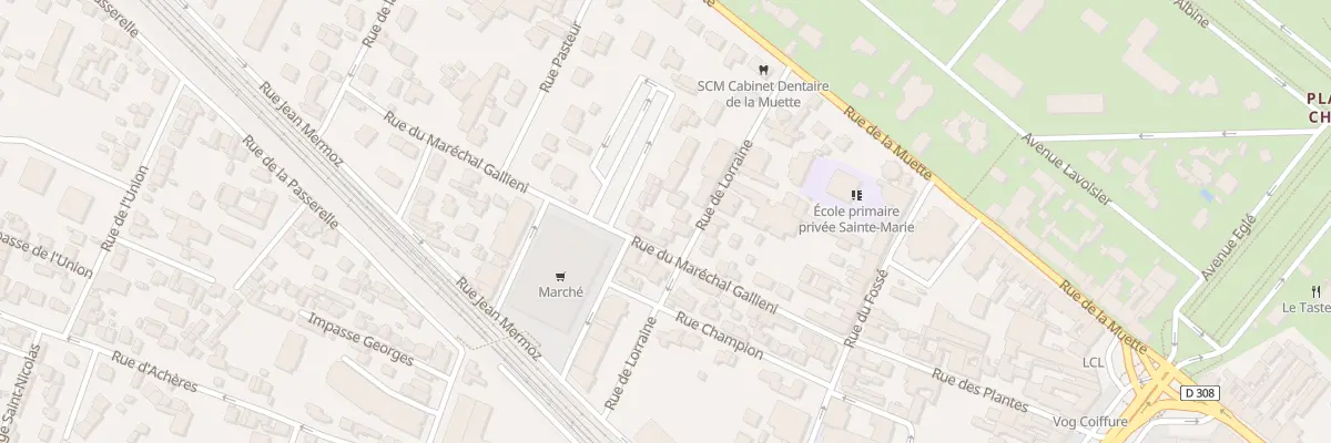 Plan du 11 Rue de Lorraine à Maisons-Laffitte