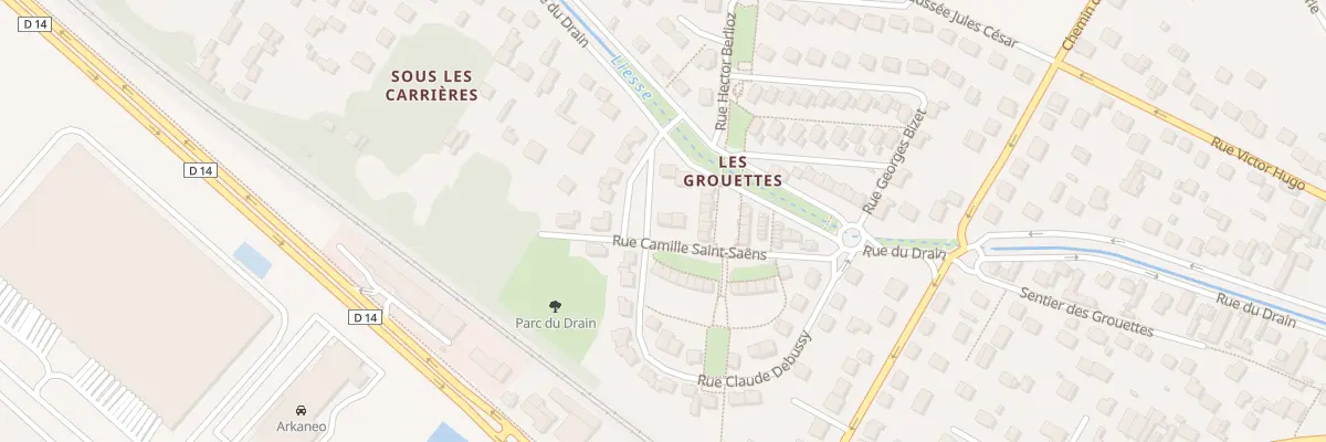 Plan du 4 Rue Camille Saint-saëns à Pierrelaye