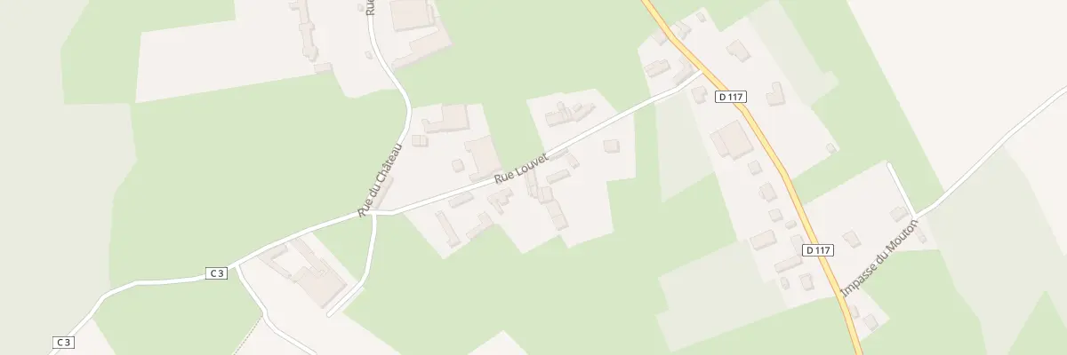 Plan du 3 Rue Louvet à Buire-au-Bois
