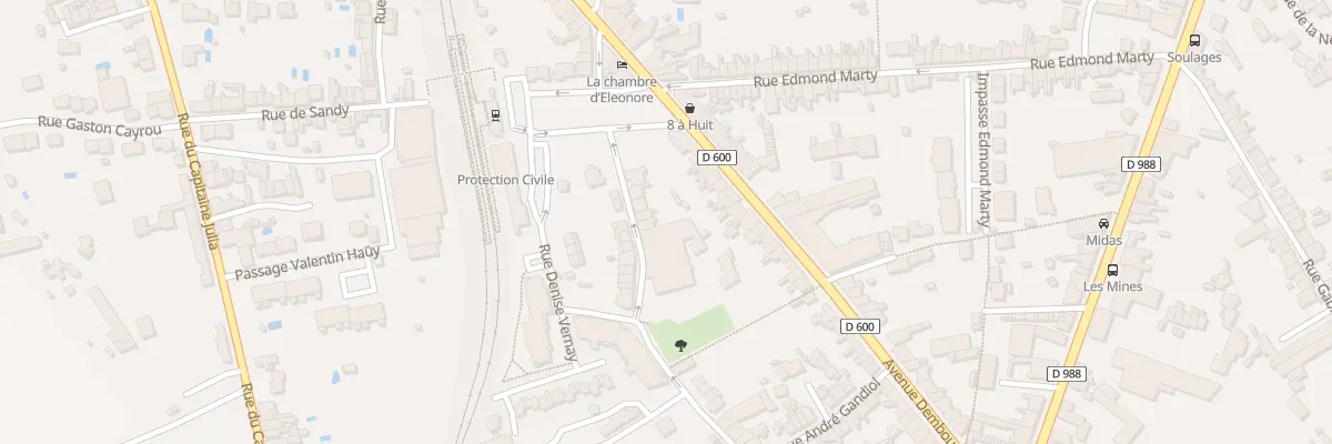 Plan du 56 Rue Alfred Monestié à Albi