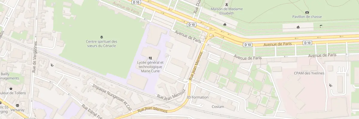 Plan du 76 Av de Paris à Versailles