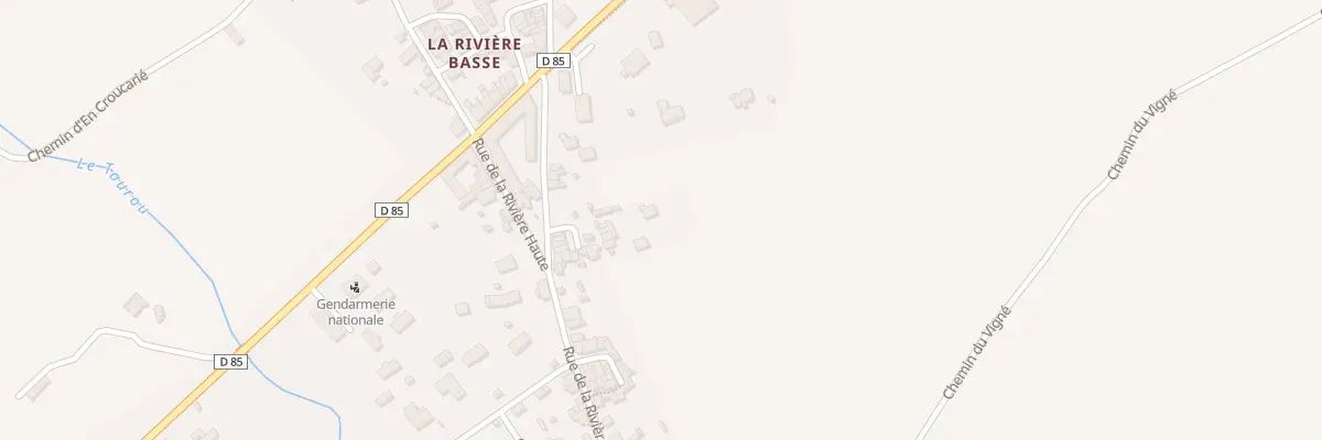 Plan du 17 Rue de la Rivière Haute à Dourgne