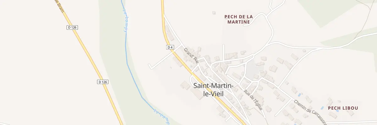 Plan du 25 Rte du Lampy à Saint-Martin-le-Vieil