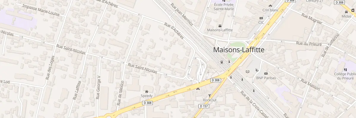 Plan du 7 Rue d’Achères à Maisons-Laffitte