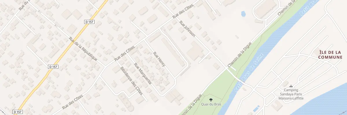 Plan du 59 Rue des Côtes à Maisons-Laffitte