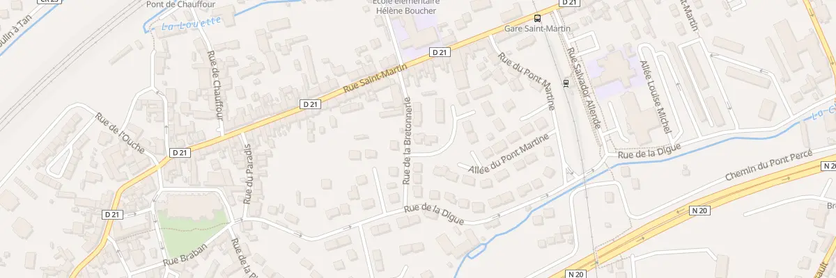 Plan du 9 Rue de la Bretonnerie à Étampes