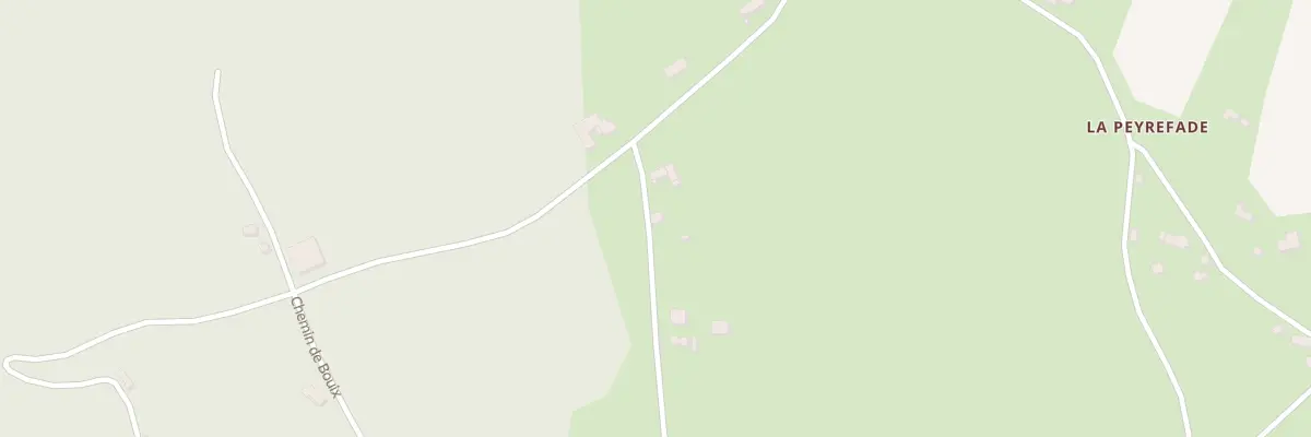 Plan du 151B La Peyre Fade Sud à Lamazière-Basse