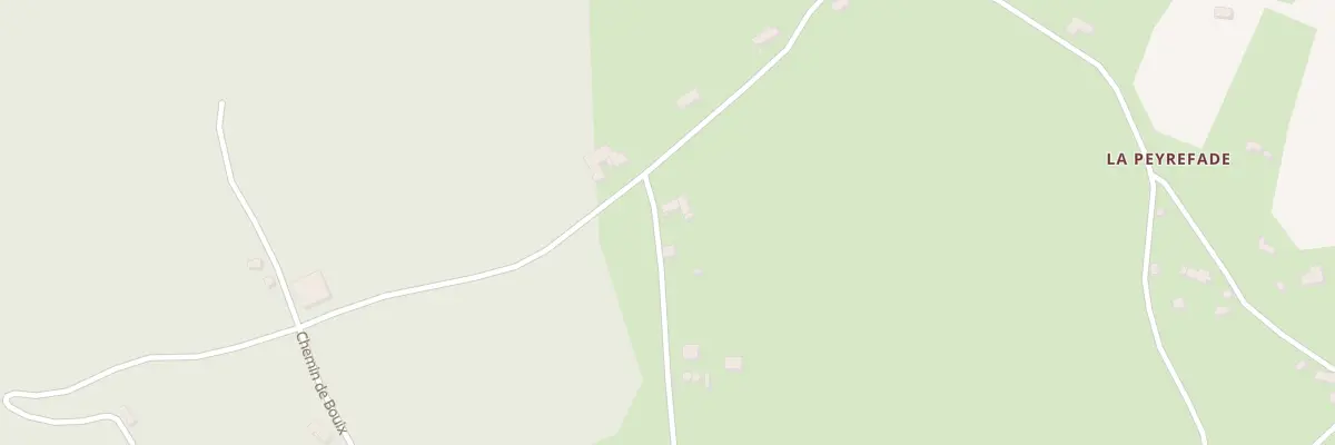 Plan du 151A La Peyre Fade Sud à Lamazière-Basse