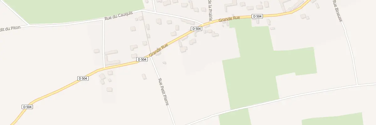 Plan du 12 Gr Grande Rue à Hodenc-l’Évêque