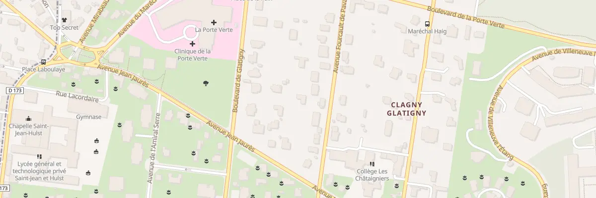 Plan du 29B Av Fourcault de Pavant à Versailles