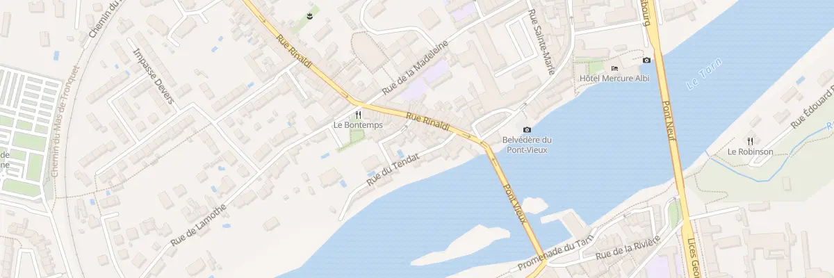 Plan du 15 Rue Rinaldi à Albi