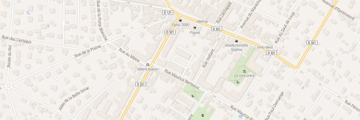 Plan du 1 Rue Maurice Berteaux à Croissy-sur-Seine