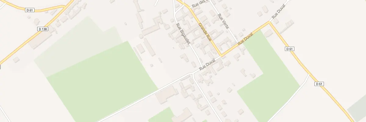 Plan de la Rue Bigaudet à Namps-Maisnil