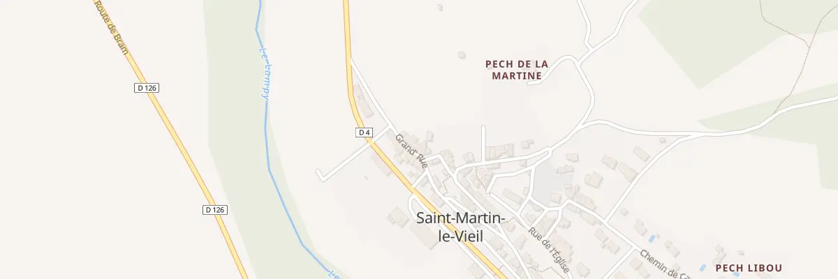 Plan du 11 Rue Grand’Rue à Saint-Martin-le-Vieil