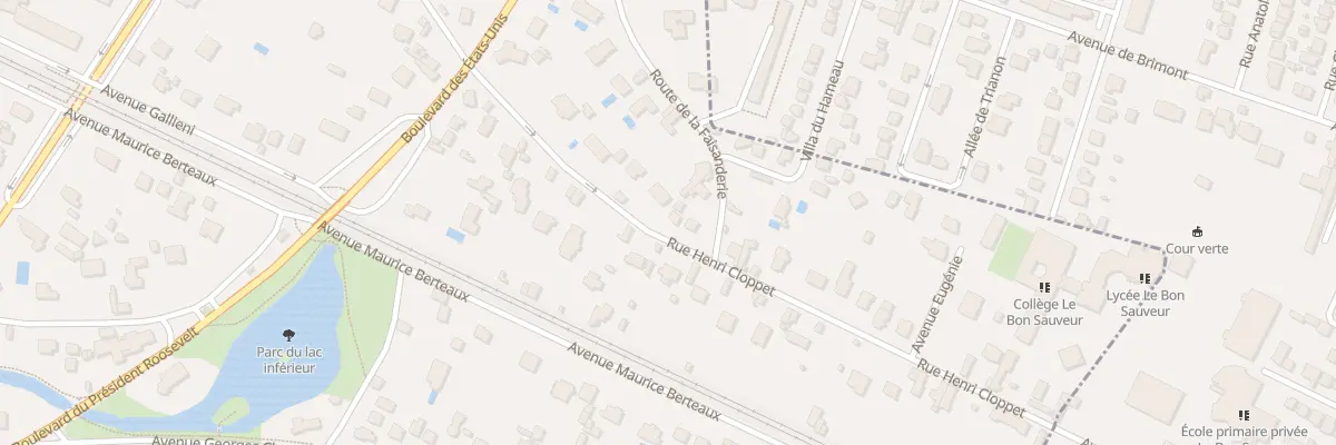 Plan du 28 Rue Henri Cloppet au Vésinet