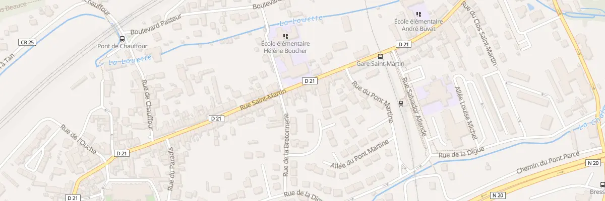 Plan du 47 Rue Saint-Martin à Étampes