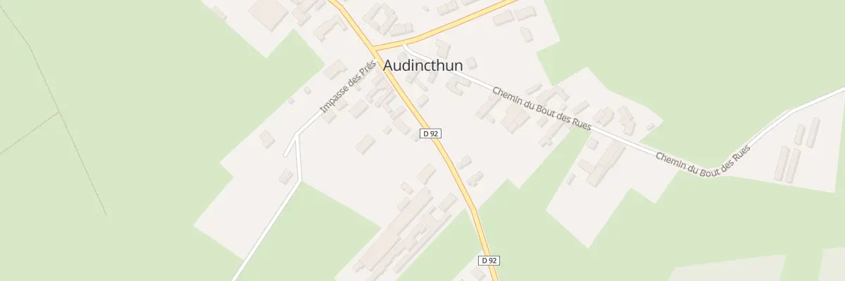 Plan du 65 Rue Principale le Village à Audincthun