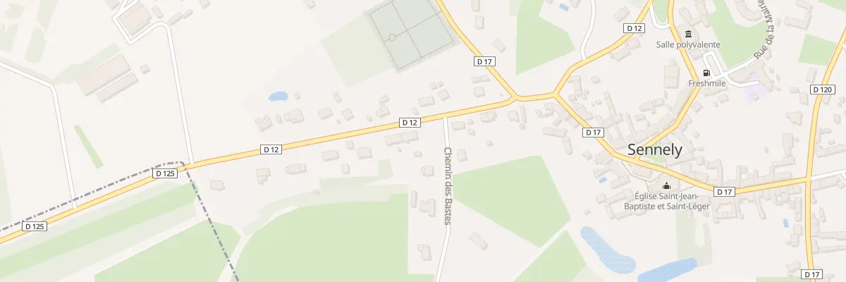 Plan du 9 Rue de la Forêt à Sennely