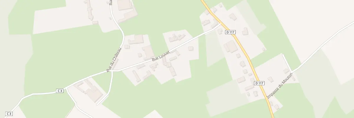 Plan du 1 Rue Louvet à Buire-au-Bois