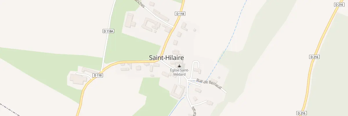 Plan du 1 Rue de l’Église à Lanches-Saint-Hilaire