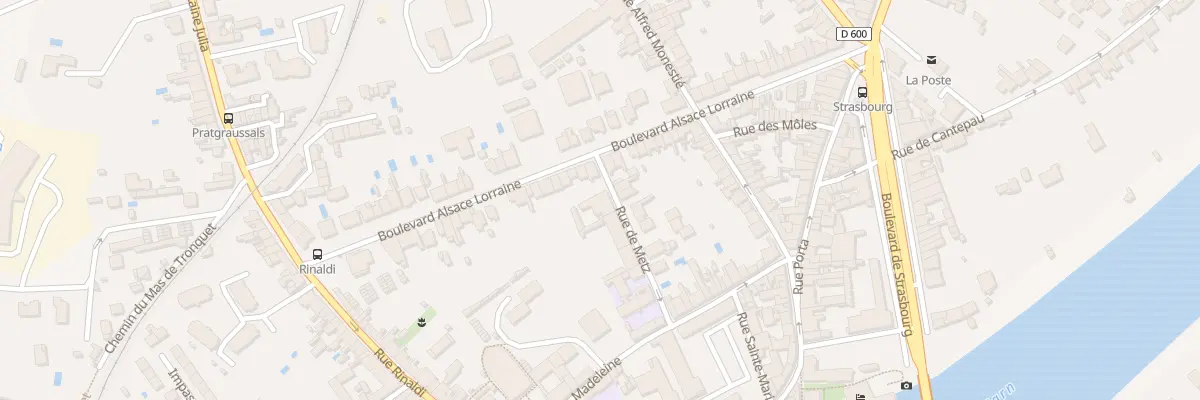Plan du 13 Rue de Metz à Albi