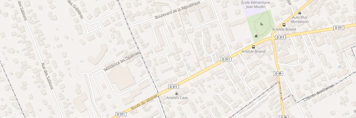 Plan du 3 All des Mésanges à Montesson