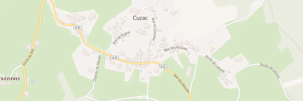 Plan du 6926F Cuzac à Cuzac
