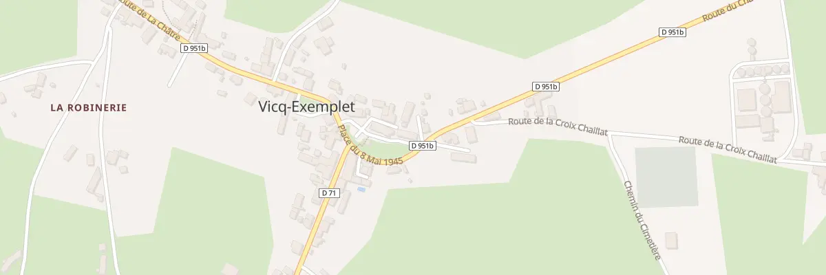 Plan du 9059 Le Bourg à Vicq-Exemplet