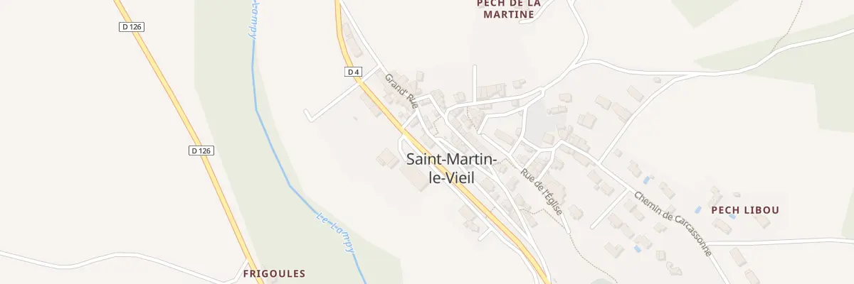 Plan du 4 Pl des Platanes à Saint-Martin-le-Vieil