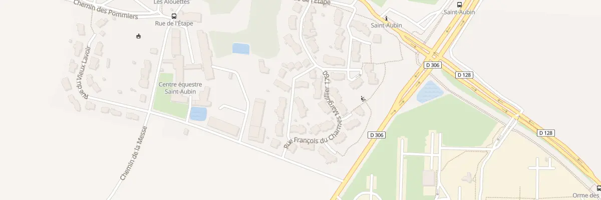 Plan du 7 All des Bleuets à Saint-Aubin