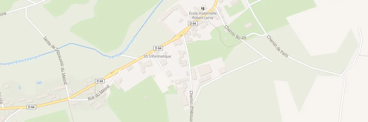 Plan du 6 Che d’Hérouville à Labbeville