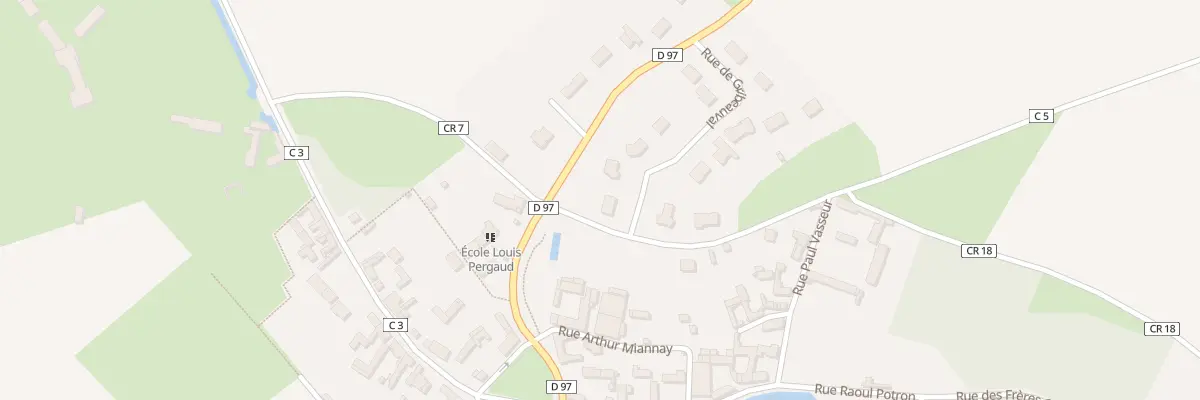 Plan du 2 Rue de Gribeauval à Bovelles