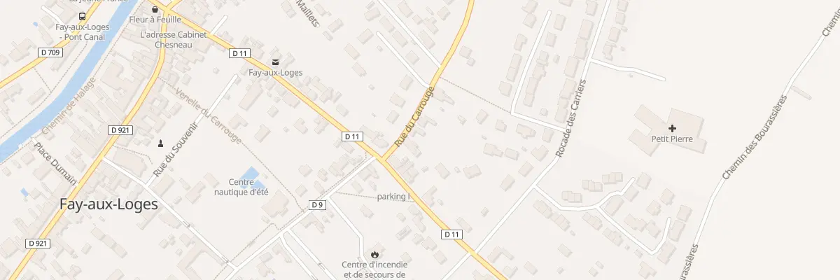 Plan du 6 Rue du Carrouge à Fay-aux-Loges