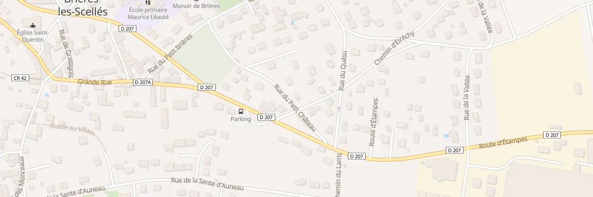 Plan du 75 Rue du Petit Chateau à Brières-les-Scellés