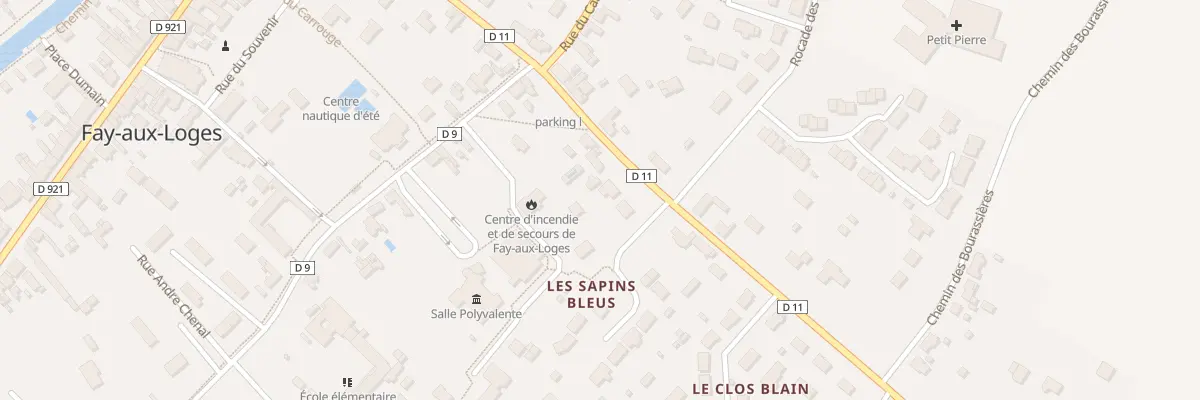 Plan du 42 Rte de Châteauneuf à Fay-aux-Loges