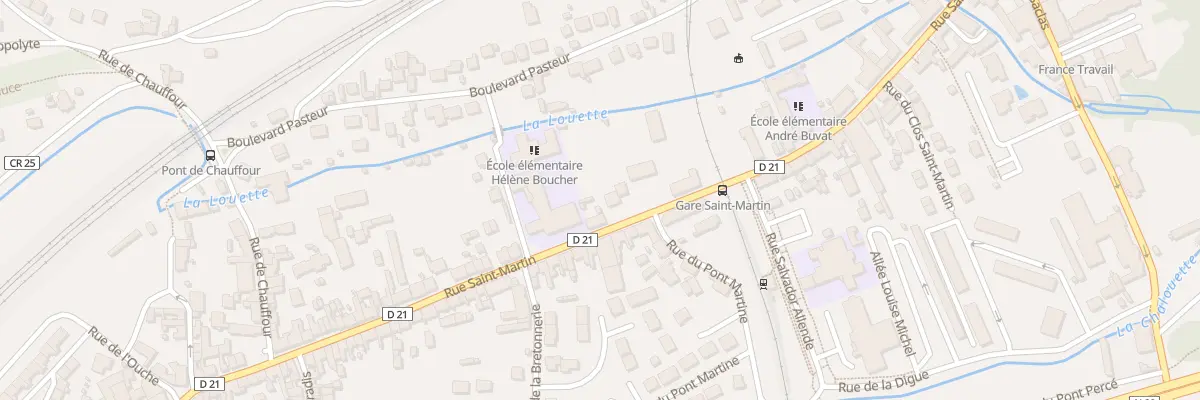 Plan du 28B Rue Saint-Martin à Étampes