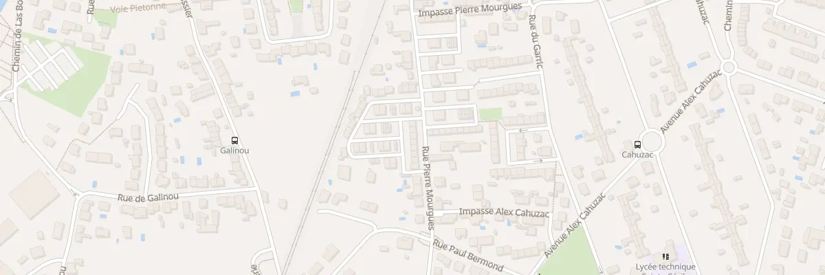 Plan du 55 Rue Pierre Mourgues à Albi