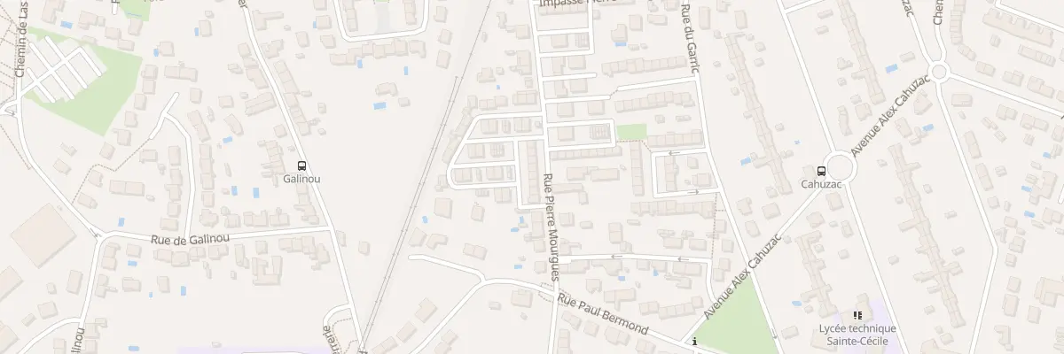 Plan du 51 Rue Pierre Mourgues à Albi